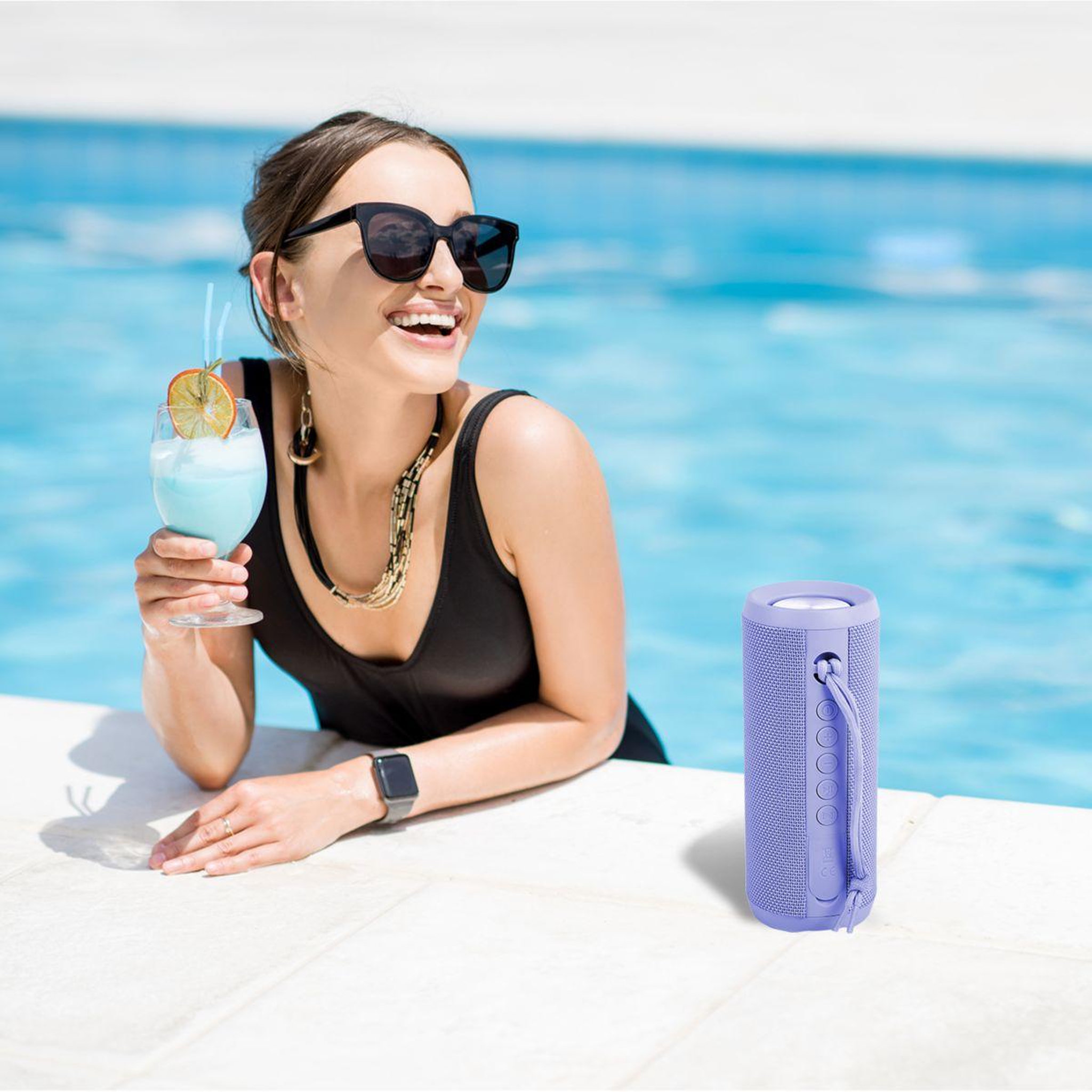 Voir la diapositive 3 : ESSENTIEL B Enceinte portable sb70 ecodesign violet