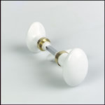 CENTRALE BRICO Lot de 2 boutons de porte laiton