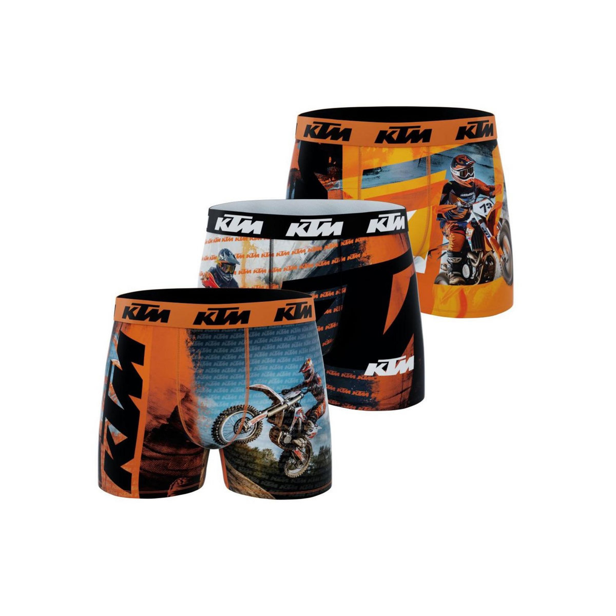 KTM Lot de 3 boxers homme Cross