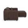 Voir la diapositive 3 : LISA DESIGN Curtis - canapé d'angle droit 4 places en simili