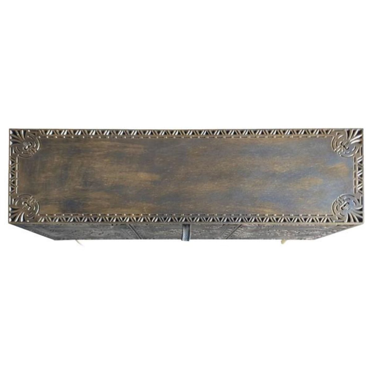 Paris Prix Coffre de Rangement  Malina  100cm Cuivre & Or