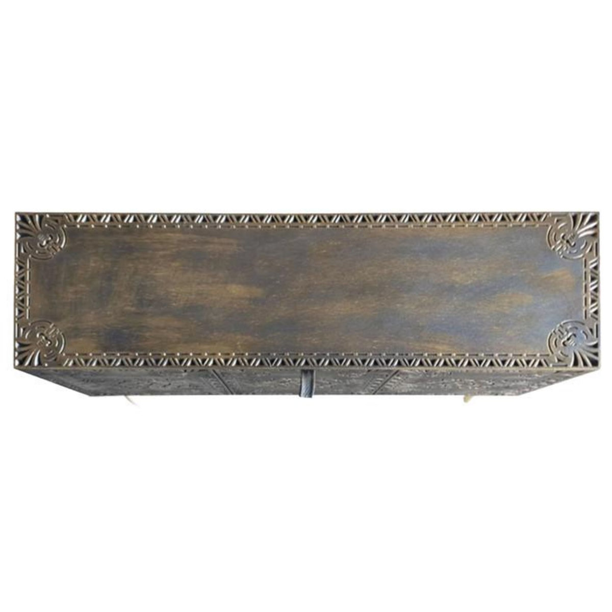 Paris Prix Coffre de Rangement  Malina  100cm Cuivre & Or