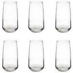 SECRET DE GOURMET Lot de 6 Gobelets en Verre  Elaya  48cl Transparent