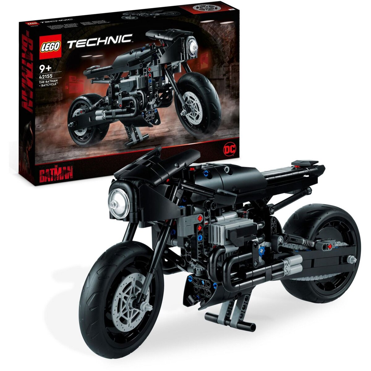 LEGO Technic 42155 - Le Batcycle de Batman, Jouet de Moto à Collectionner, Kit de Construction de Maquette, Super Héros Emblématique