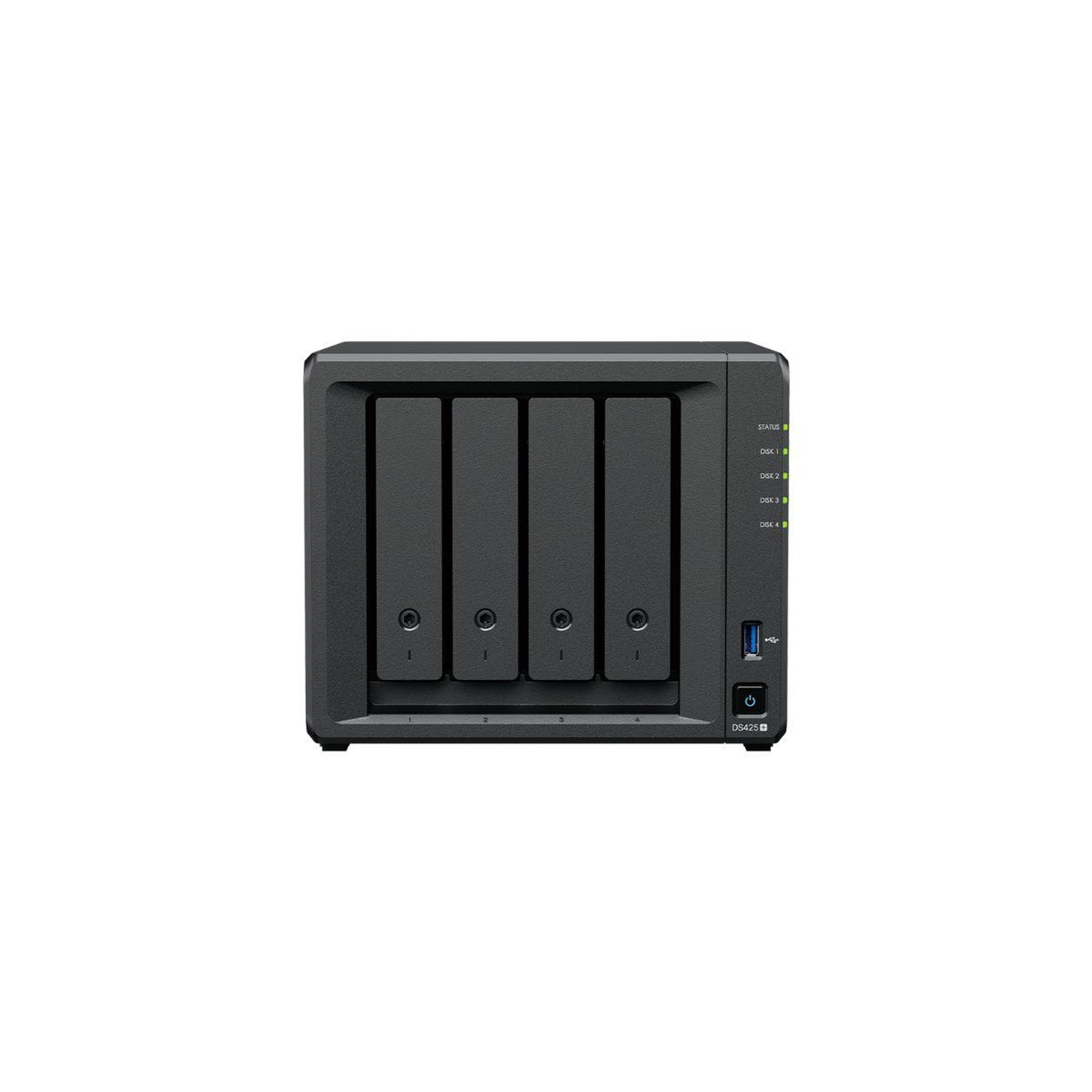 Voir la diapositive 3 : SYNOLOGY Synology DS425+ – NAS Desktop 4 baies – Processeur Quad-Core – Stockage Réseau Maison
