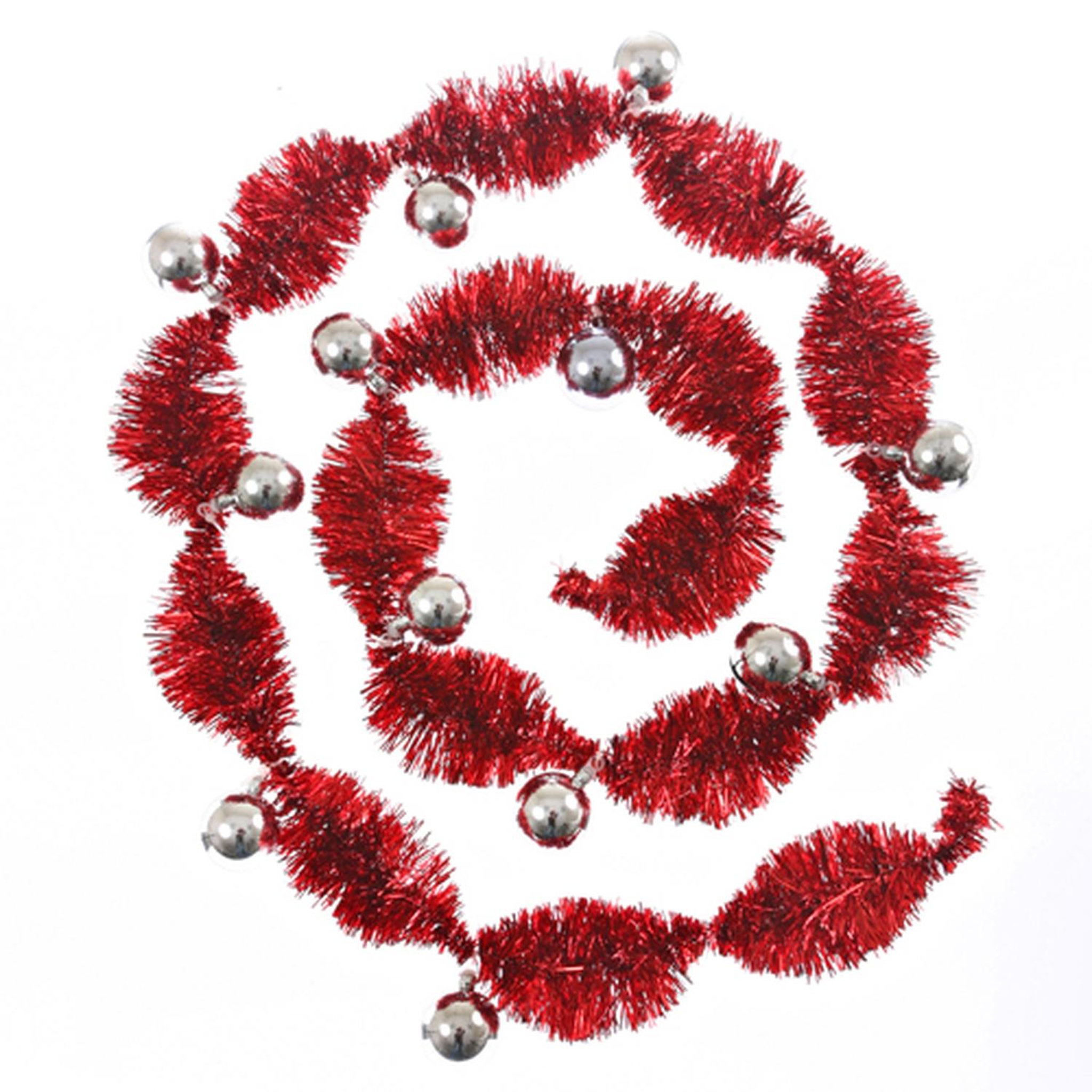 Voir la diapositive 1 : ATMOSPHERA Guirlande de noël Pompon - 12 boules