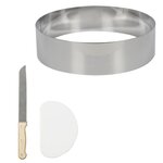 Paris Prix Coffret Pâtisserie  Tarte Tropézienne  20cm Gris