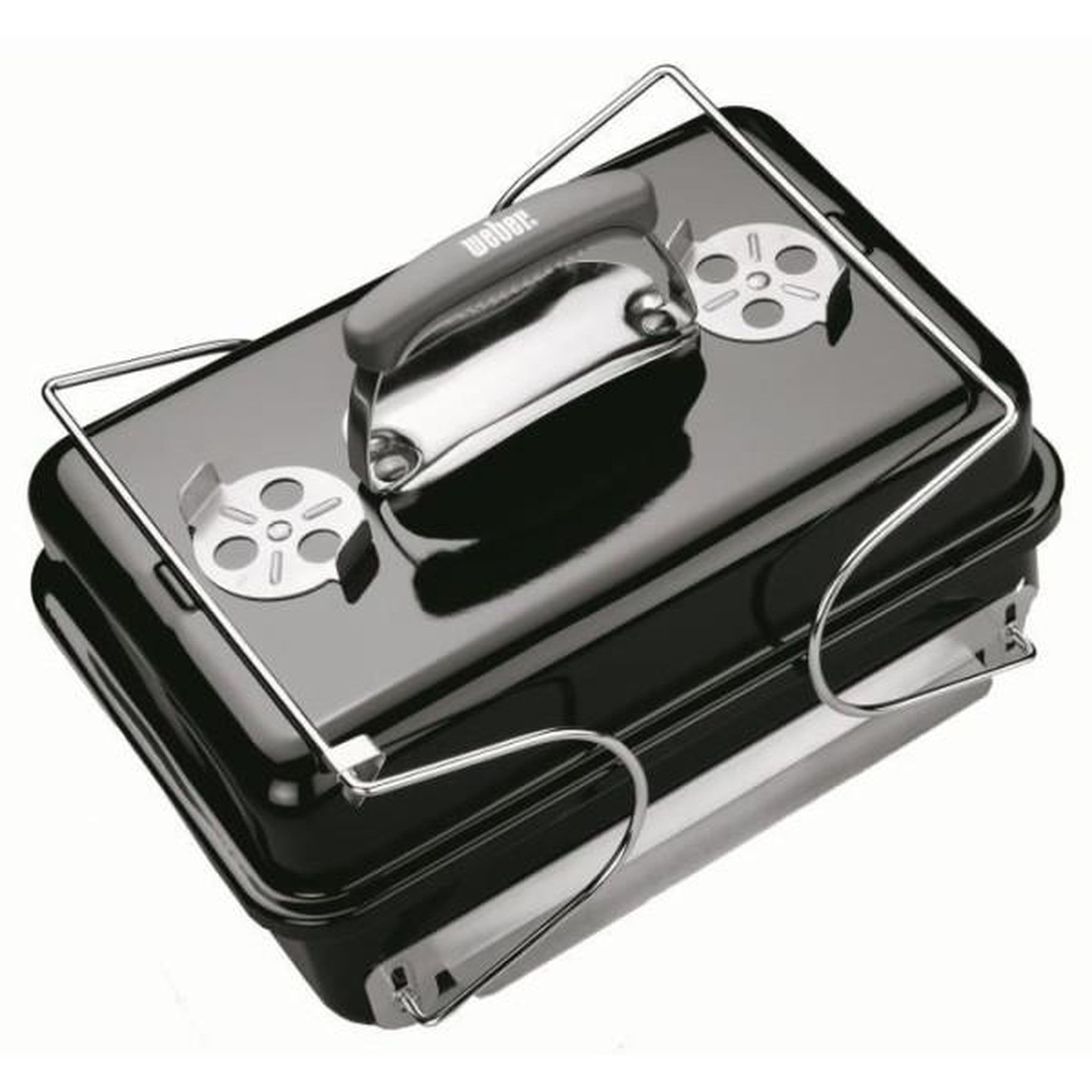 Voir la diapositive 2 : AAAAA WEBER Barbecue a charbon Go-Anywhere Charcoal - Noir
