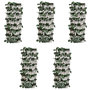 Voir la diapositive 1 : VIDAXL Clotures a treillis de saule 5pcs feuille artificielle 180x60cm
