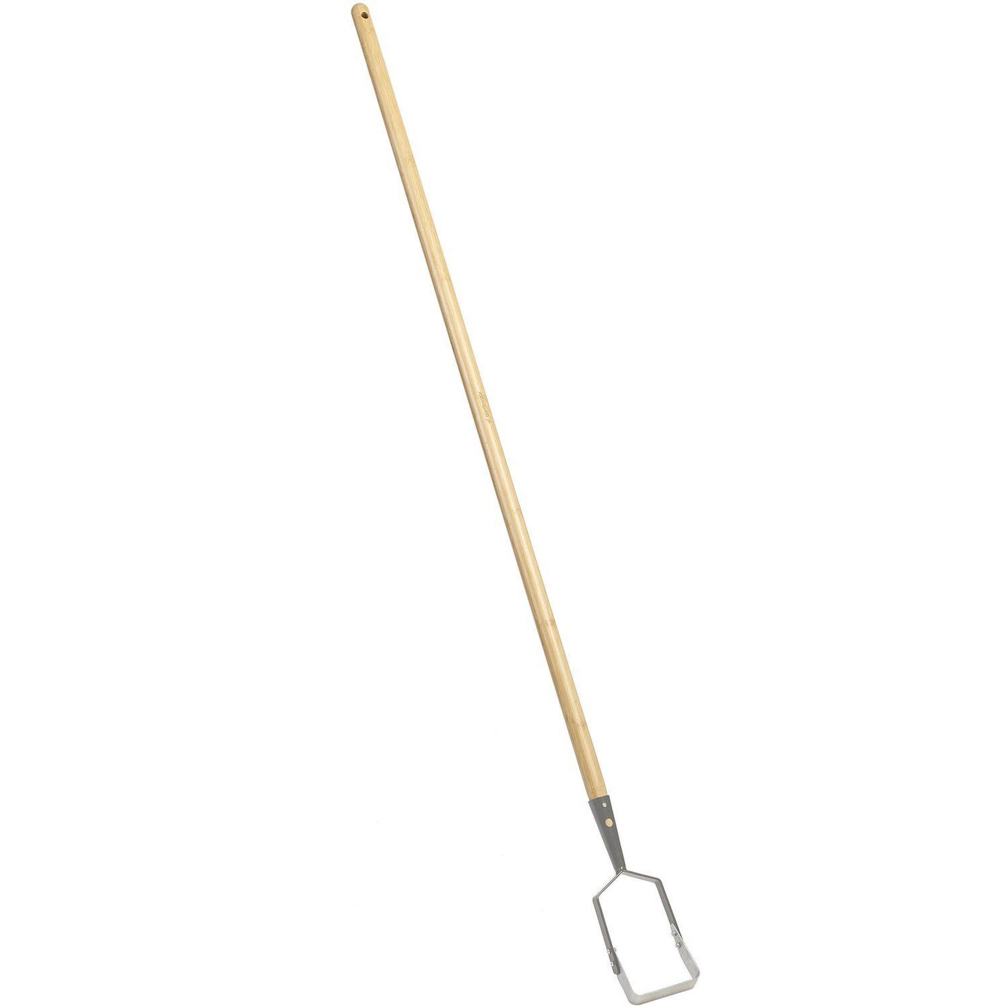Voir la diapositive 2 : GARDENSTAR Houe à boucle pour désherbage manche en bambou - 150 cm