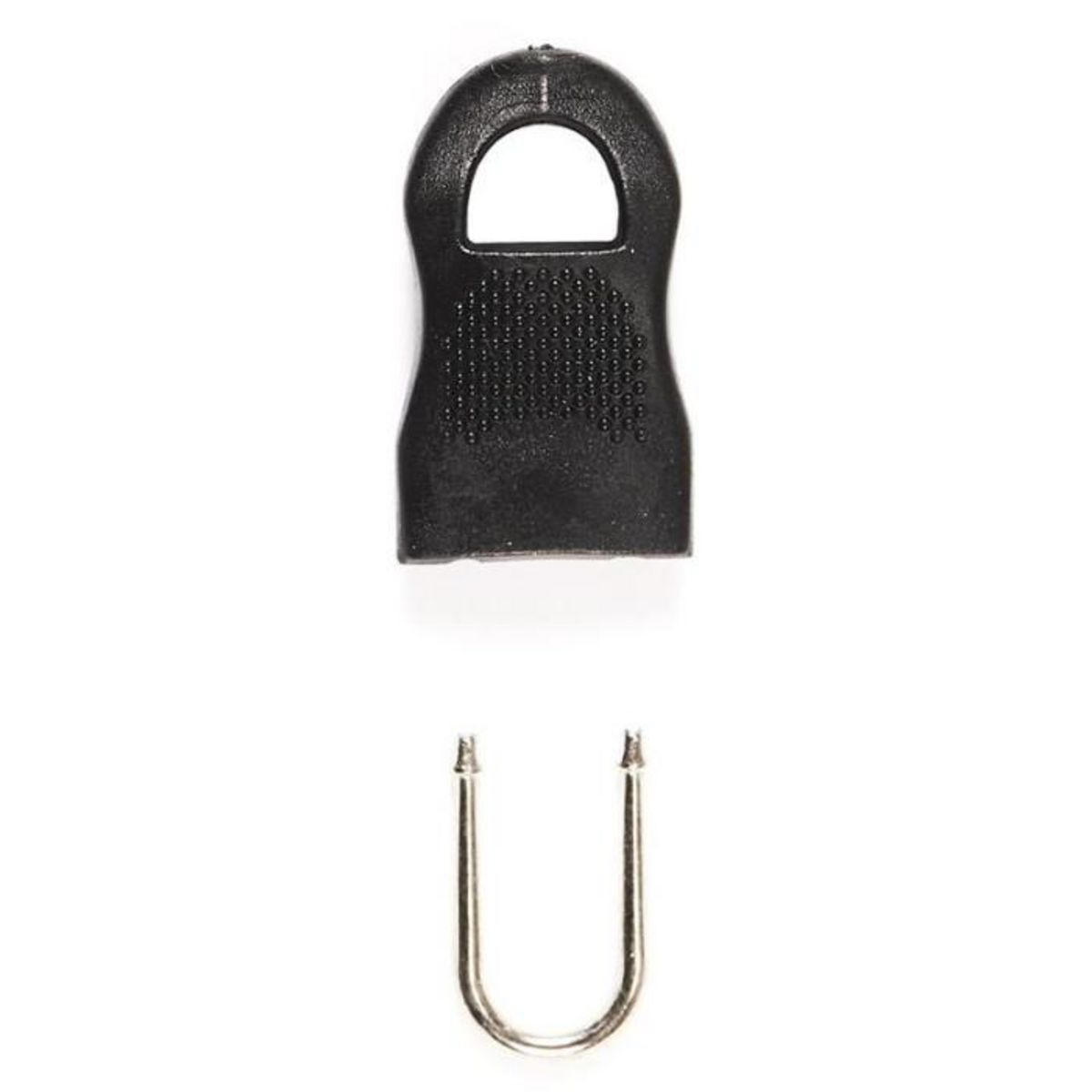 Paris Prix Lot de 4 Anneaux de Fermeture  Zippés  5cm Noir