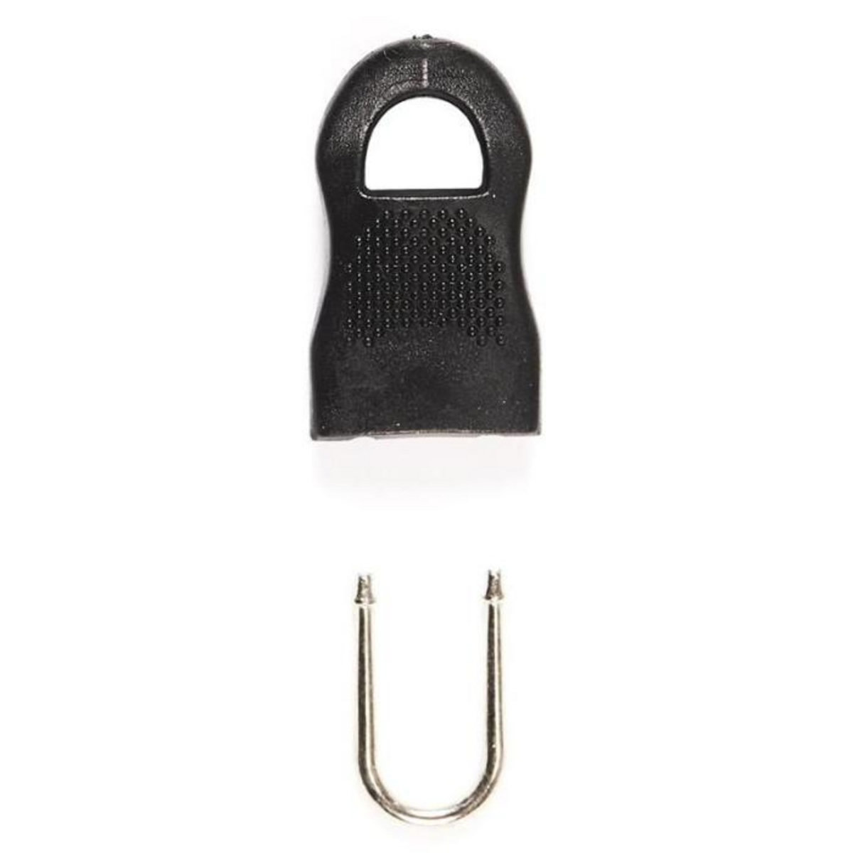 Paris Prix Lot de 4 Anneaux de Fermeture  Zippés  5cm Noir