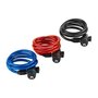Voir la diapositive 4 : BURG WACHTER Câble antivol vélo - BURG WACHTER - 1 260 100 - Spiral 100 cm, acier 8 mm, clé, support vélo