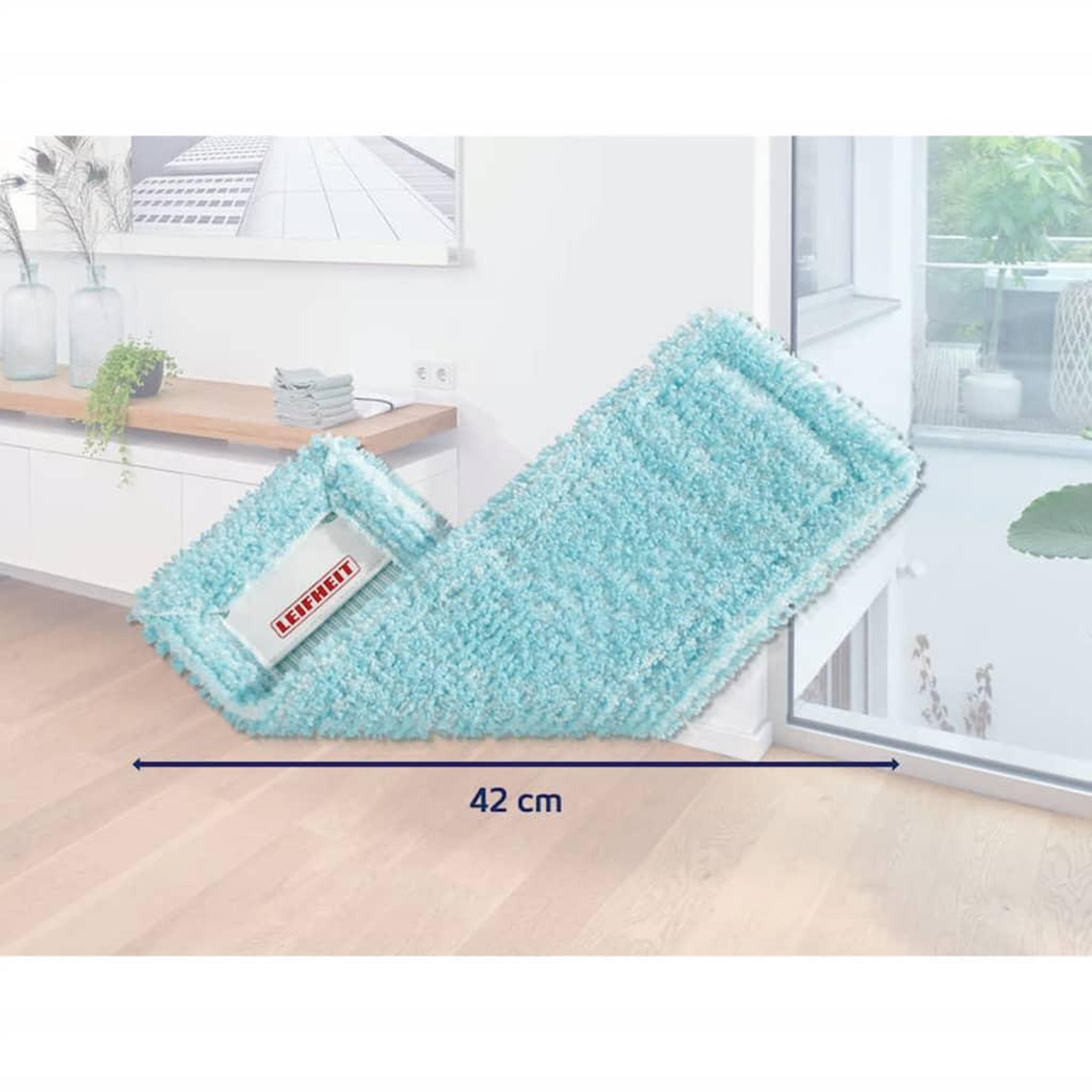 Voir la diapositive 6 : Leifheit Leifheit Tete de serpilliere Profi Extra Soft bleu 55116