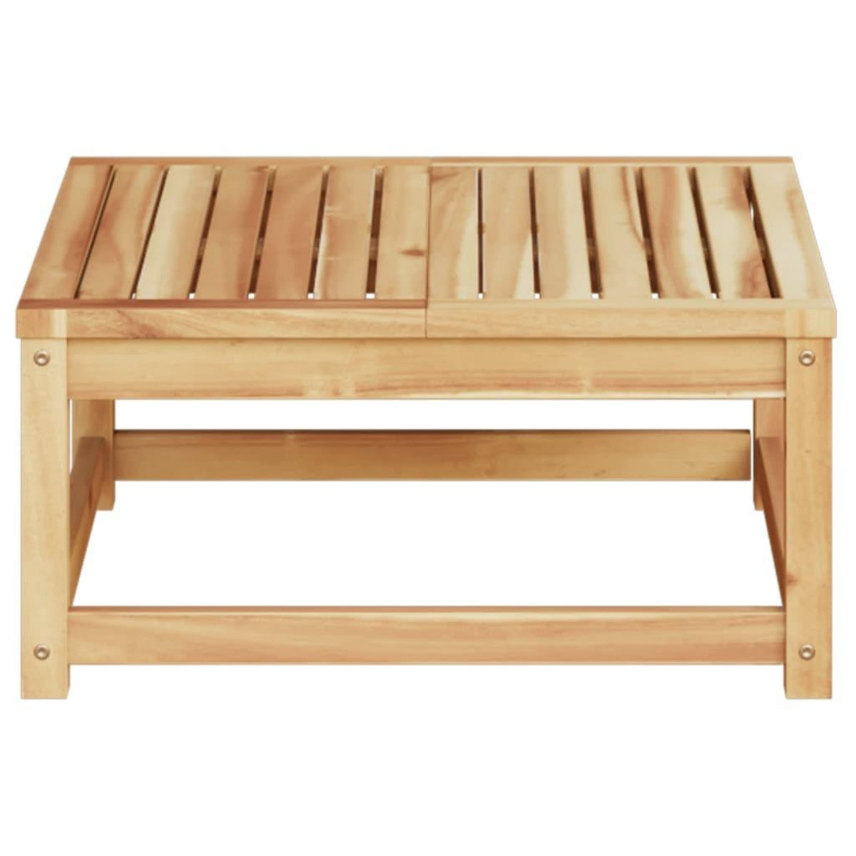 VIDAXL Table de jardin 63x63x30 cm bois d'acacia solide
