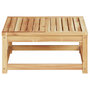 Voir la diapositive 4 : VIDAXL Table de jardin 63x63x30 cm bois d'acacia solide