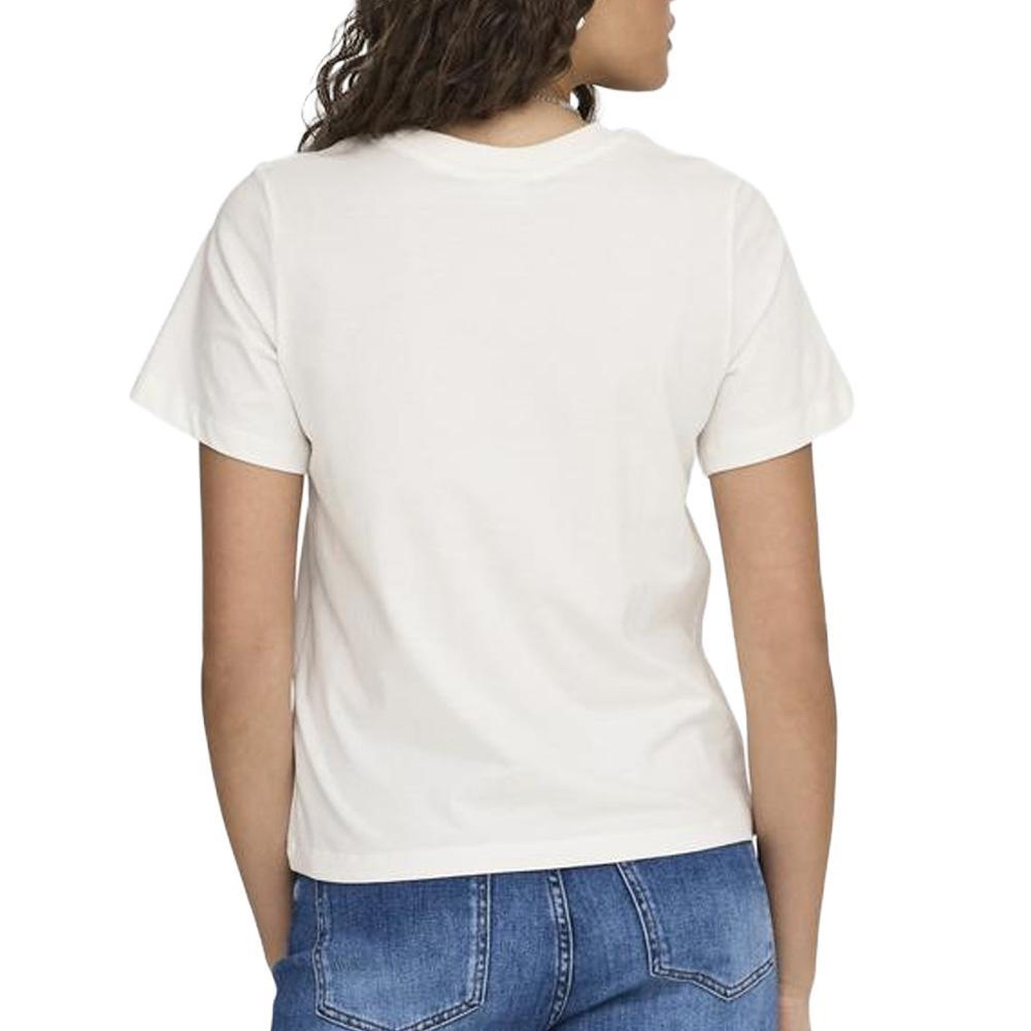 Voir la diapositive 2 : JACQUELINE DE YONG T-Shirt Blanc Femme JDY Citron