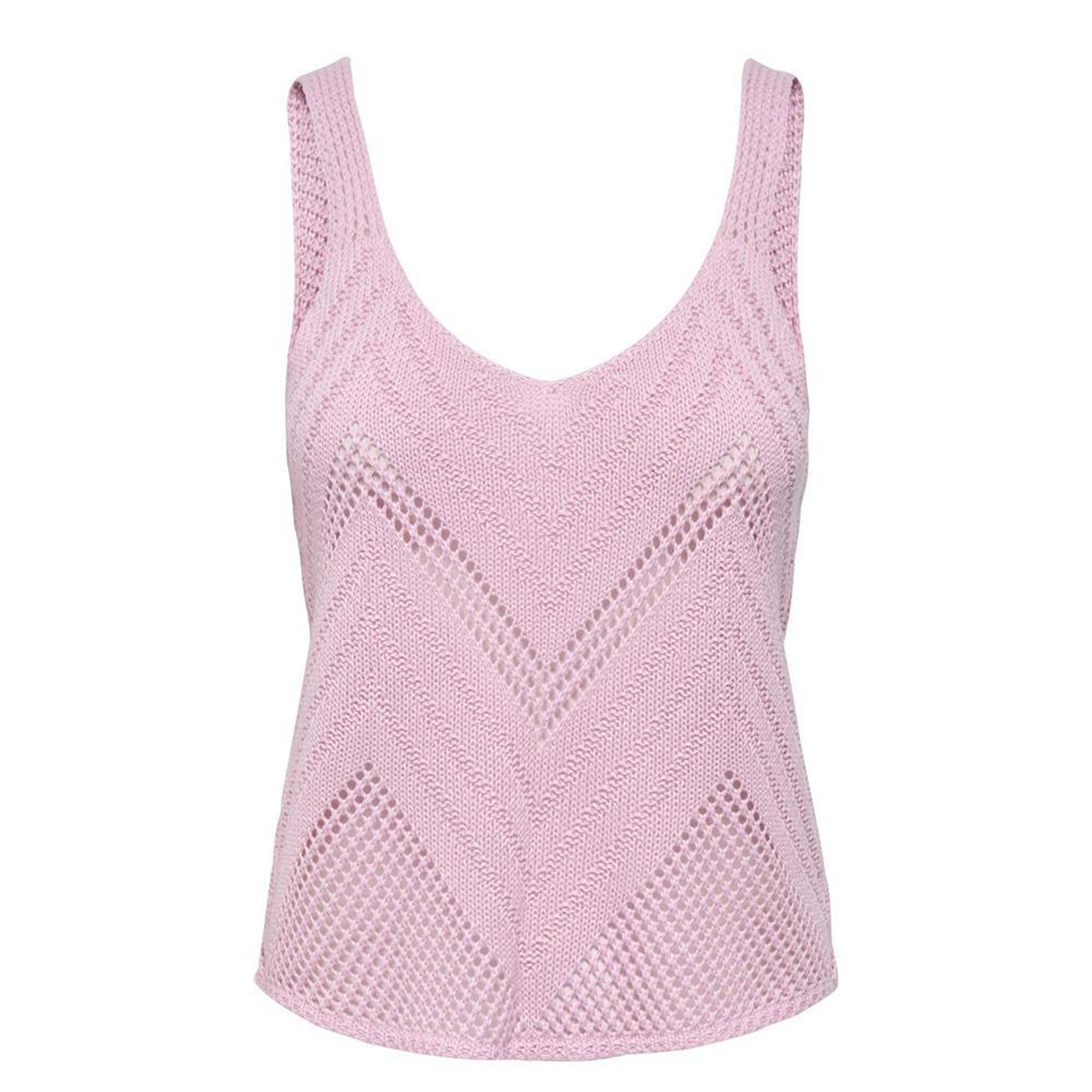 JACQUELINE DE YONG Top Crochet Rose Clair Femme Jdy 15226348. Coloris disponibles : Rose