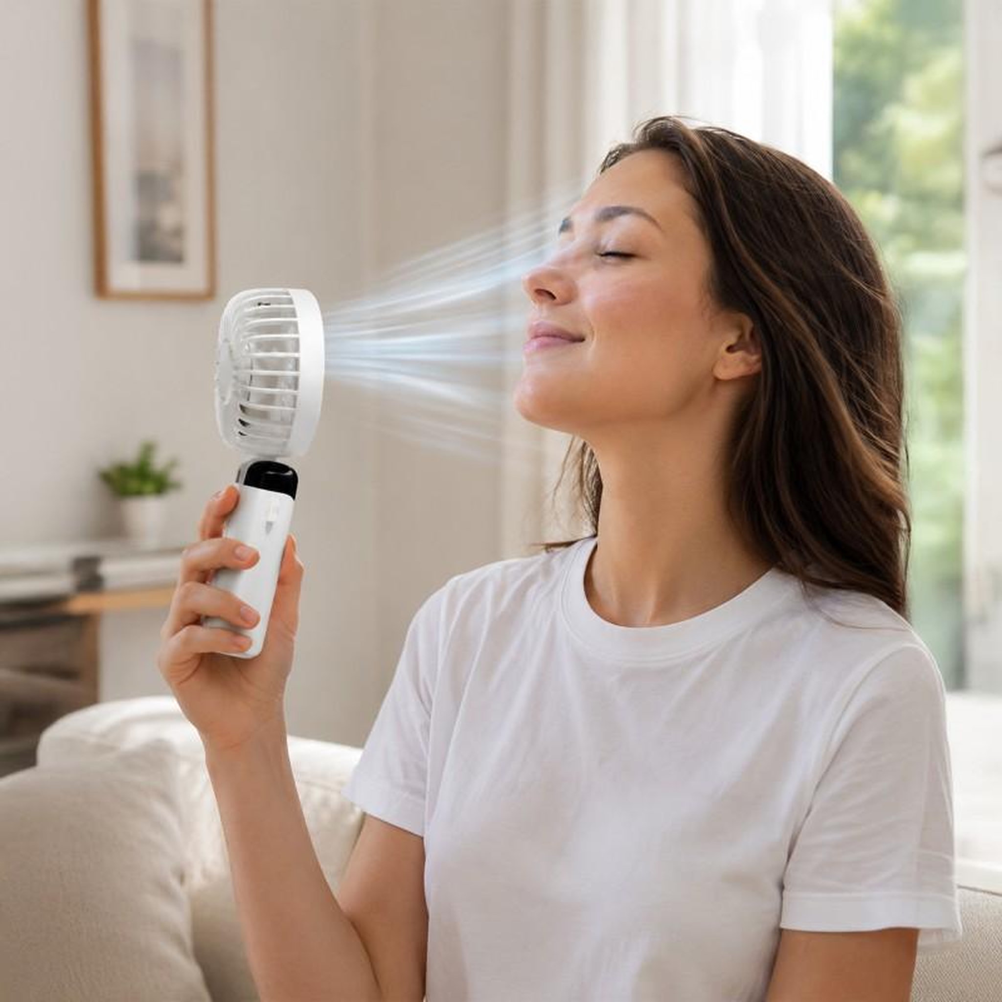 Voir la diapositive 3 : Mini Ventilateur Portable Pliable Sans Fil