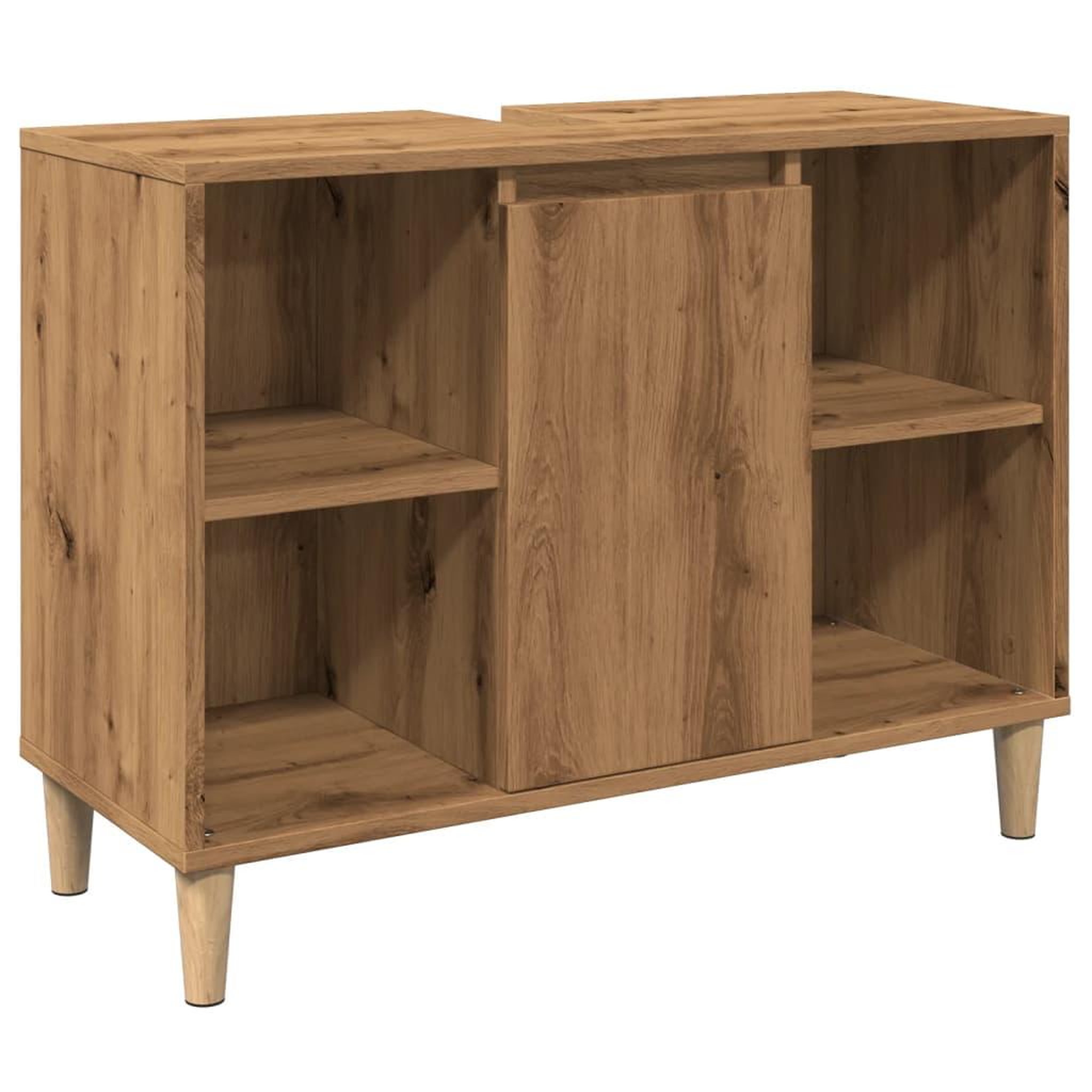 Voir la diapositive 2 : VIDAXL Armoire de salle de bain chene artisanal bois d'ingenierie