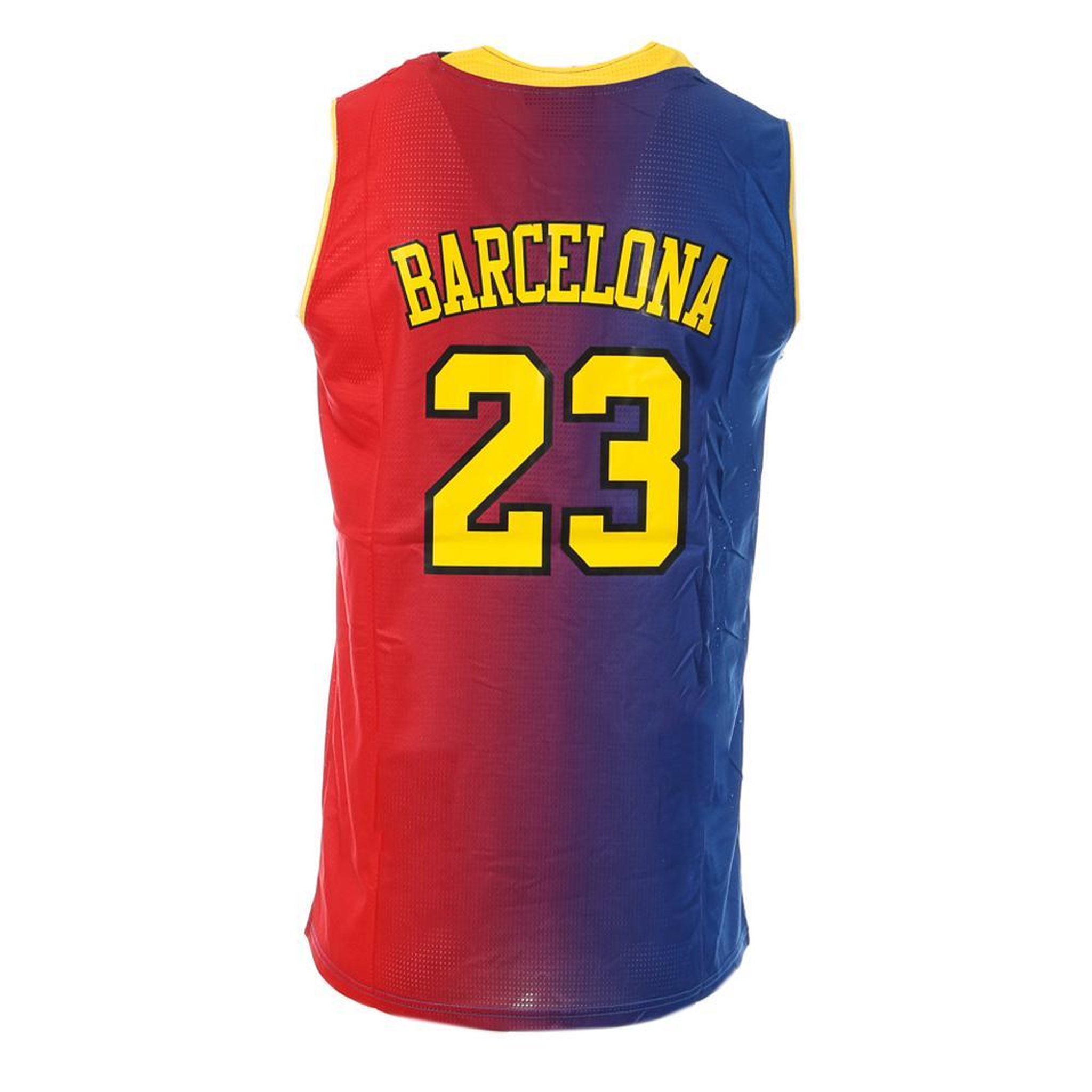 Voir la diapositive 2 : SPORTZONE Maillot de basket Rouge/Bleu Homme Sport Zone Barcelona