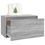 Voir la diapositive 4 : VIDAXL Banc d'entree 80x40x45 cm Sonoma gris Bois d'ingenierie