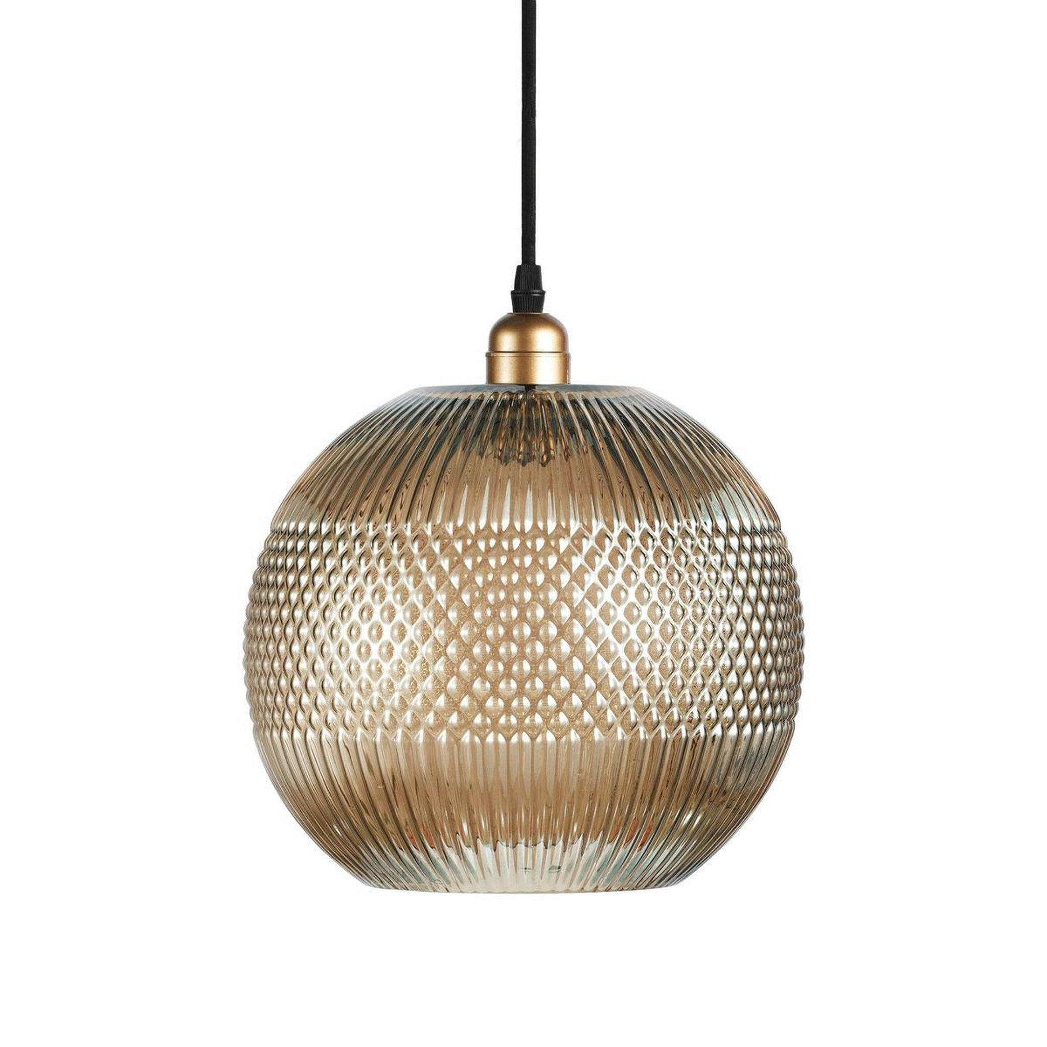 Paris Prix Lampe suspension en verre  neptun  26cm or