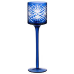 Paris Prix Photophore sur Pied Déco  Santorini  25cm Bleu
