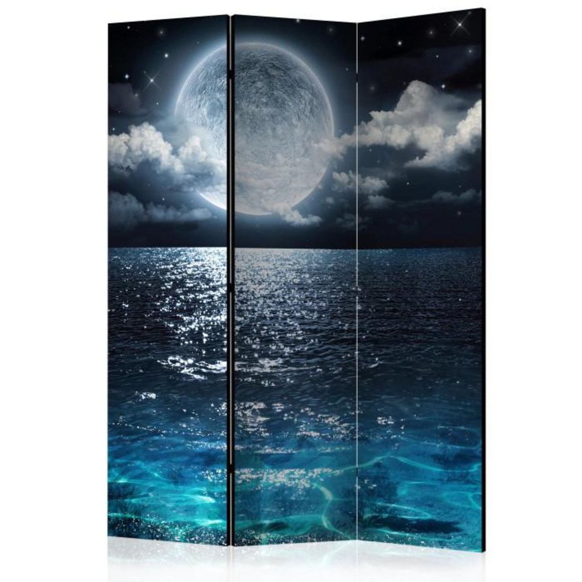 Paris Prix Paravent 3 Volets  Blue Lagoon  135x172cm