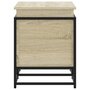 Voir la diapositive 5 : VIDAXL Boîte de rangement avec couvercle chene sonoma bois ingenierie