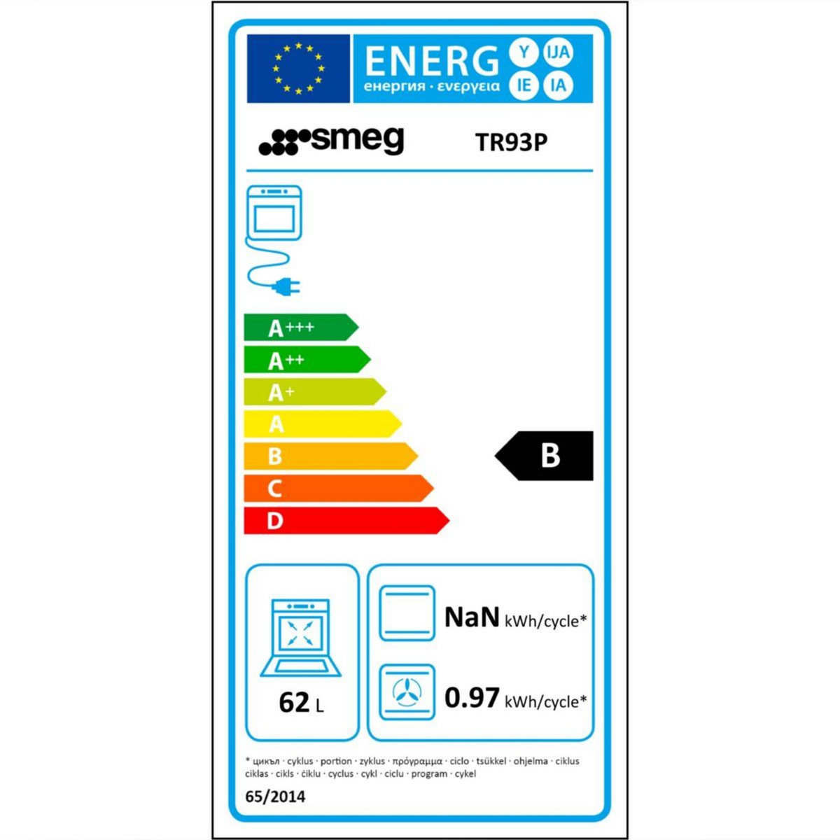 SMEG Piano de cuisson gaz TR93P