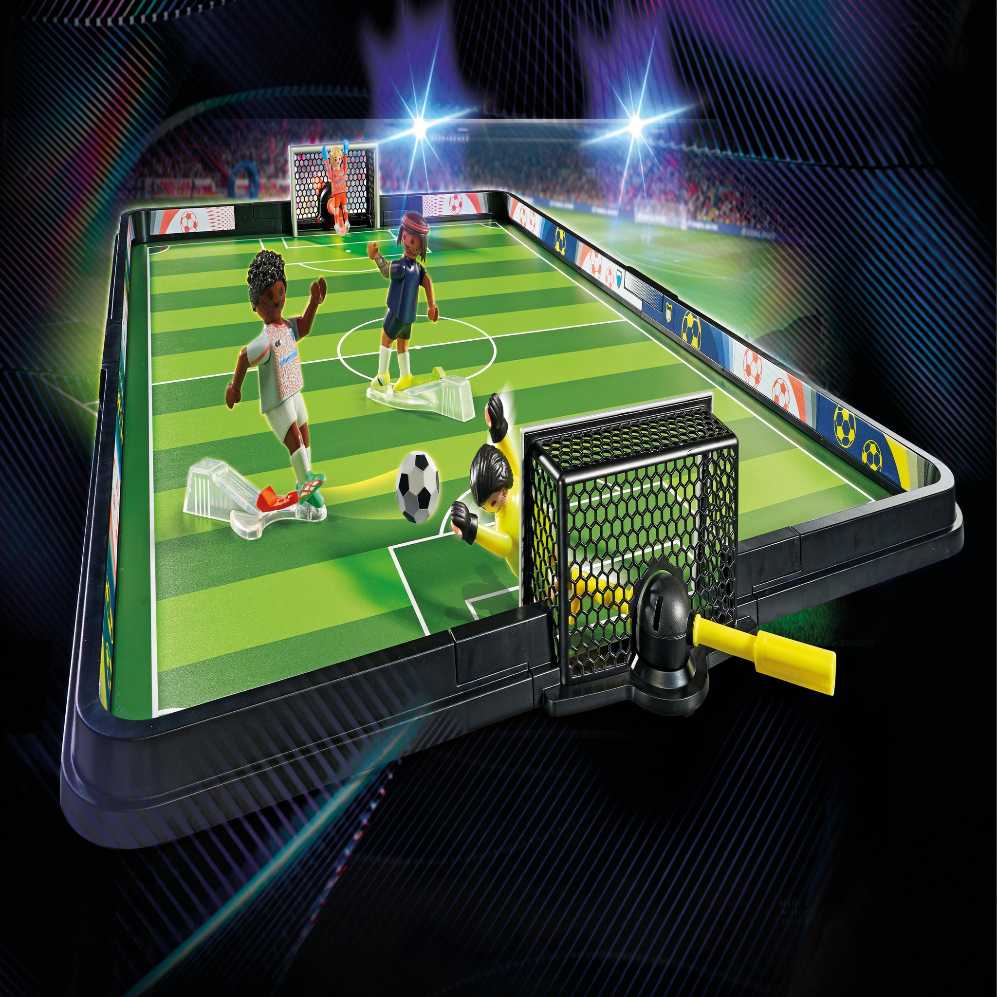 Voir la diapositive 6 : PLAYMOBIL 71120 Stade de football