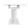 Voir la diapositive 6 : MERAX Table à Manger 110(130) X 70 X 75cm Extensible Avec Rangement