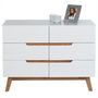 Voir la diapositive 2 : IDIMEX Commode TIBOR, 6 tiroirs