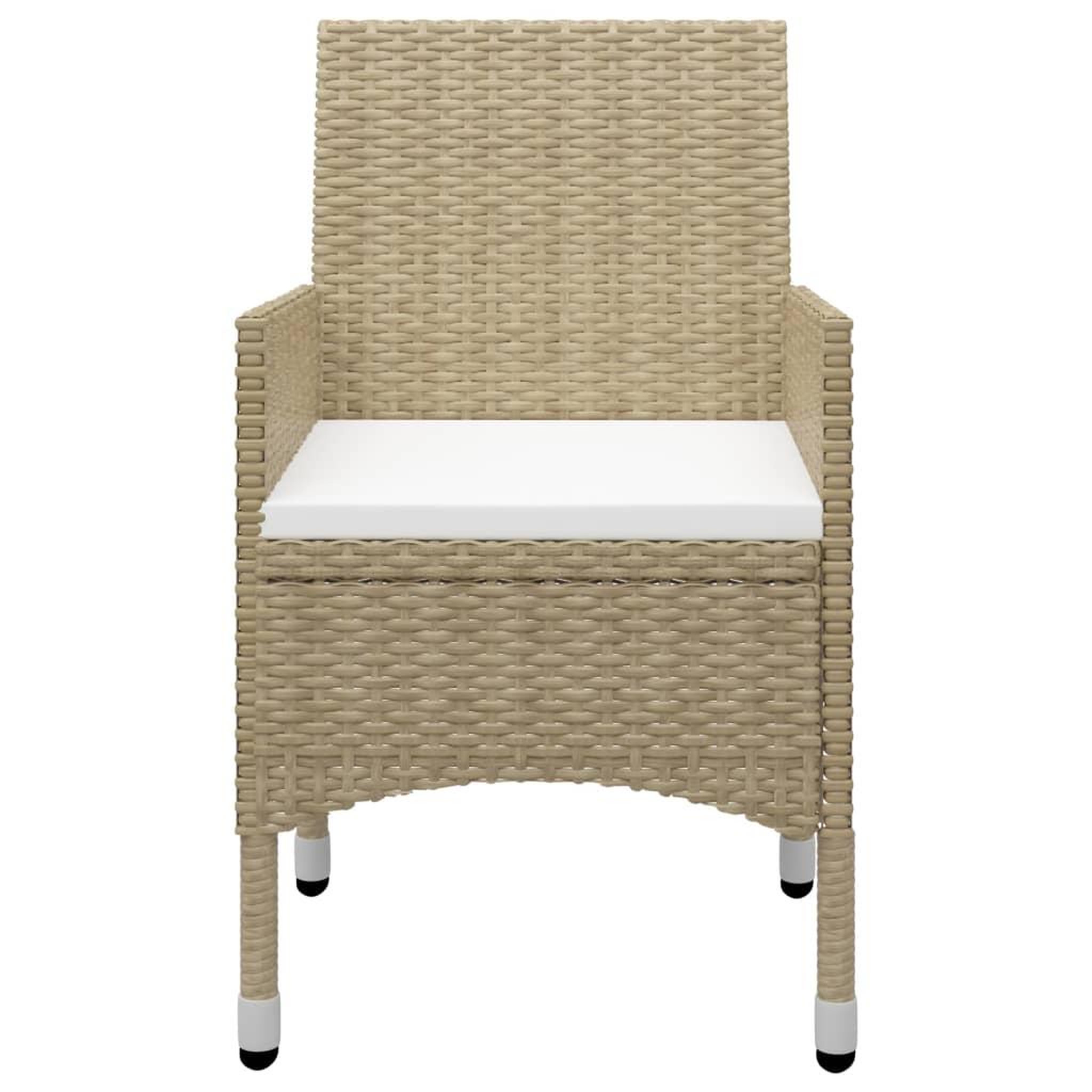 Voir la diapositive 5 : VIDAXL Ensemble de bistro jardin 3 pcs resine tressee et verre trempe