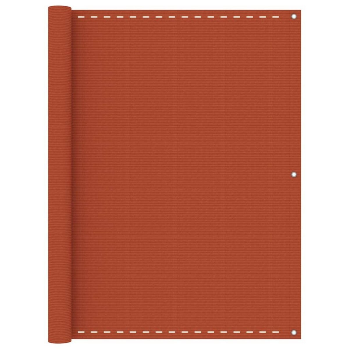 VIDAXL Ecran de balcon Orange 120x500 cm PEHD