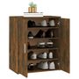 Voir la diapositive 4 : VIDAXL Meuble a chaussures Chene fume 60x35x70 cm Bois d'ingenierie