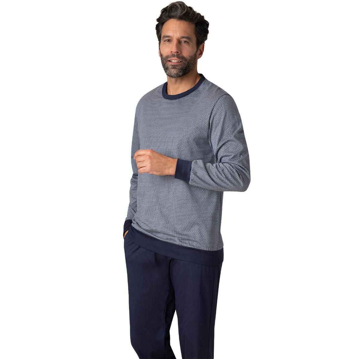 Eminence Pyjama long col rond homme Mercerisé