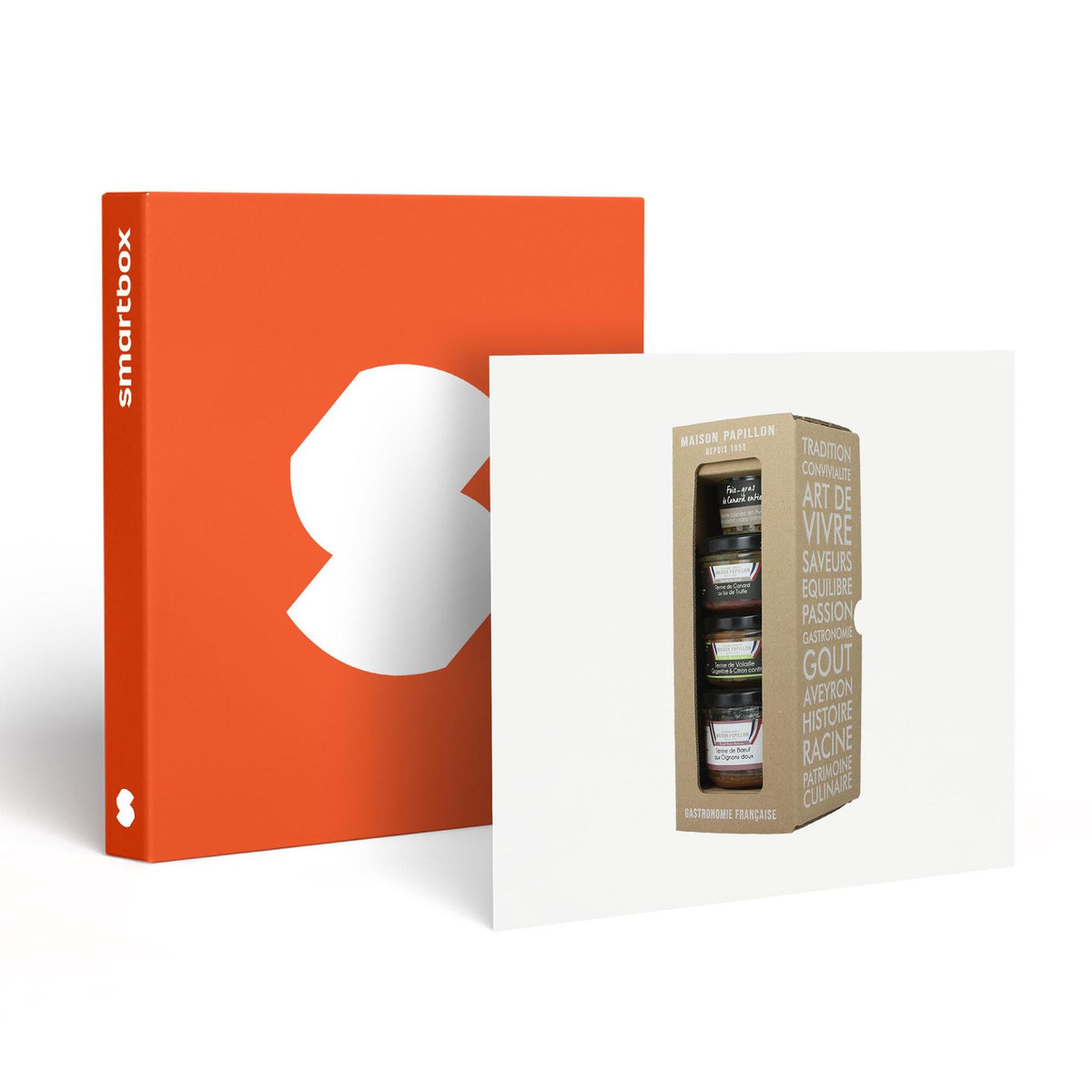 Smartbox Coffret gourmand de foie gras et terrines fabriqués en Aveyron - Coffret Cadeau Gastronomie