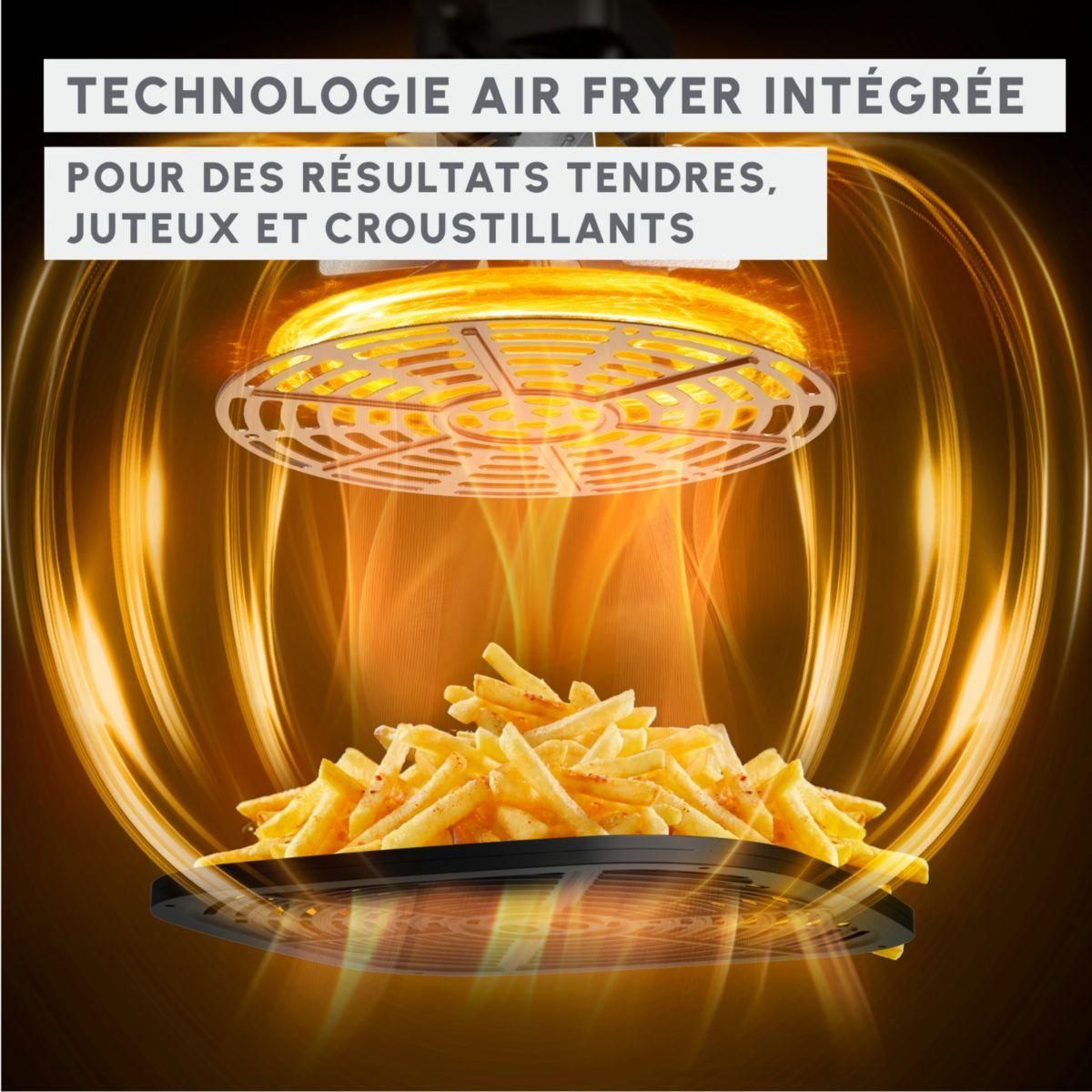 MOULINEX Cuiseur MZ7311F0 blanc cuiseur et Airfryer 6 L, 12 modes de cuisson