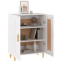 Voir la diapositive 4 : VIDAXL Buffet Blanc 69,5x34x90 cm Bois d ingénierie