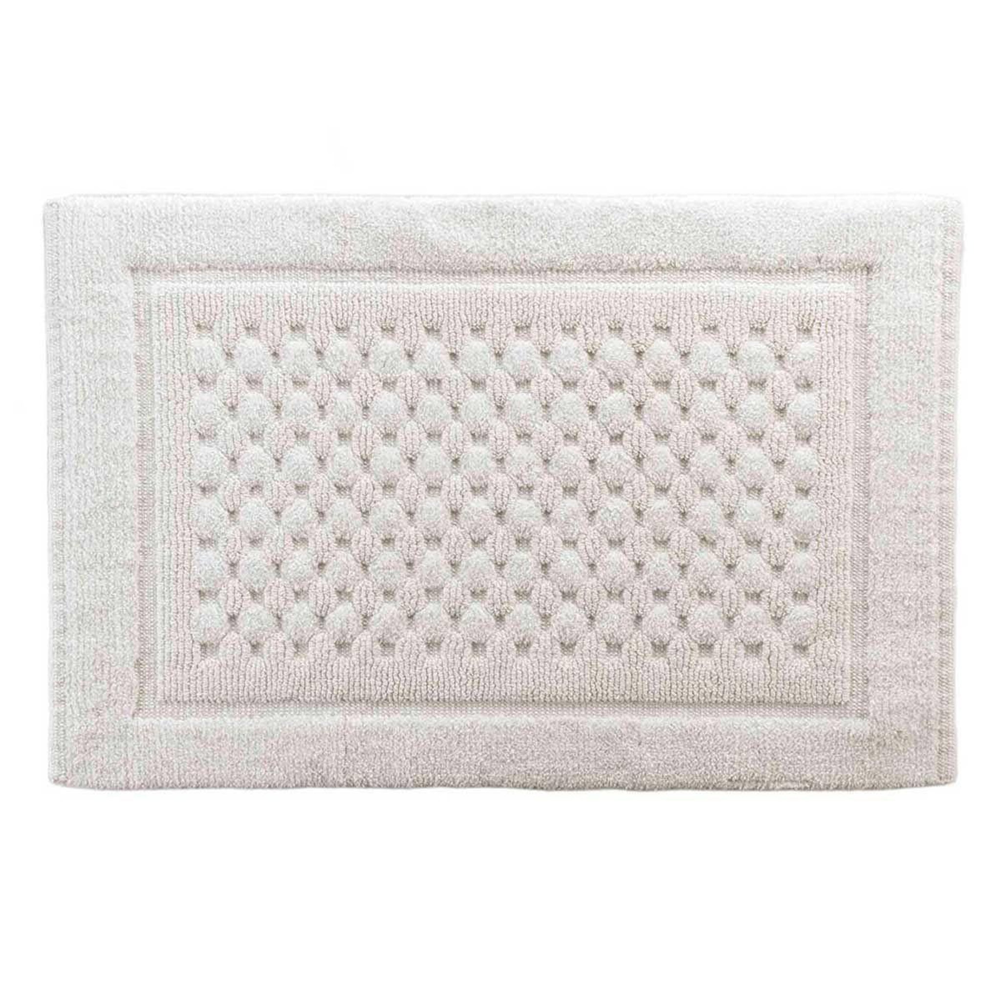 Douceur d'Intérieur Tapis de bain jacquard  damaris  50x80cm blanc