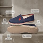 Voir la diapositive 4 : OZABI OZABI Espadrilles Homme Made in Espagne Toile Coton Été 39-45