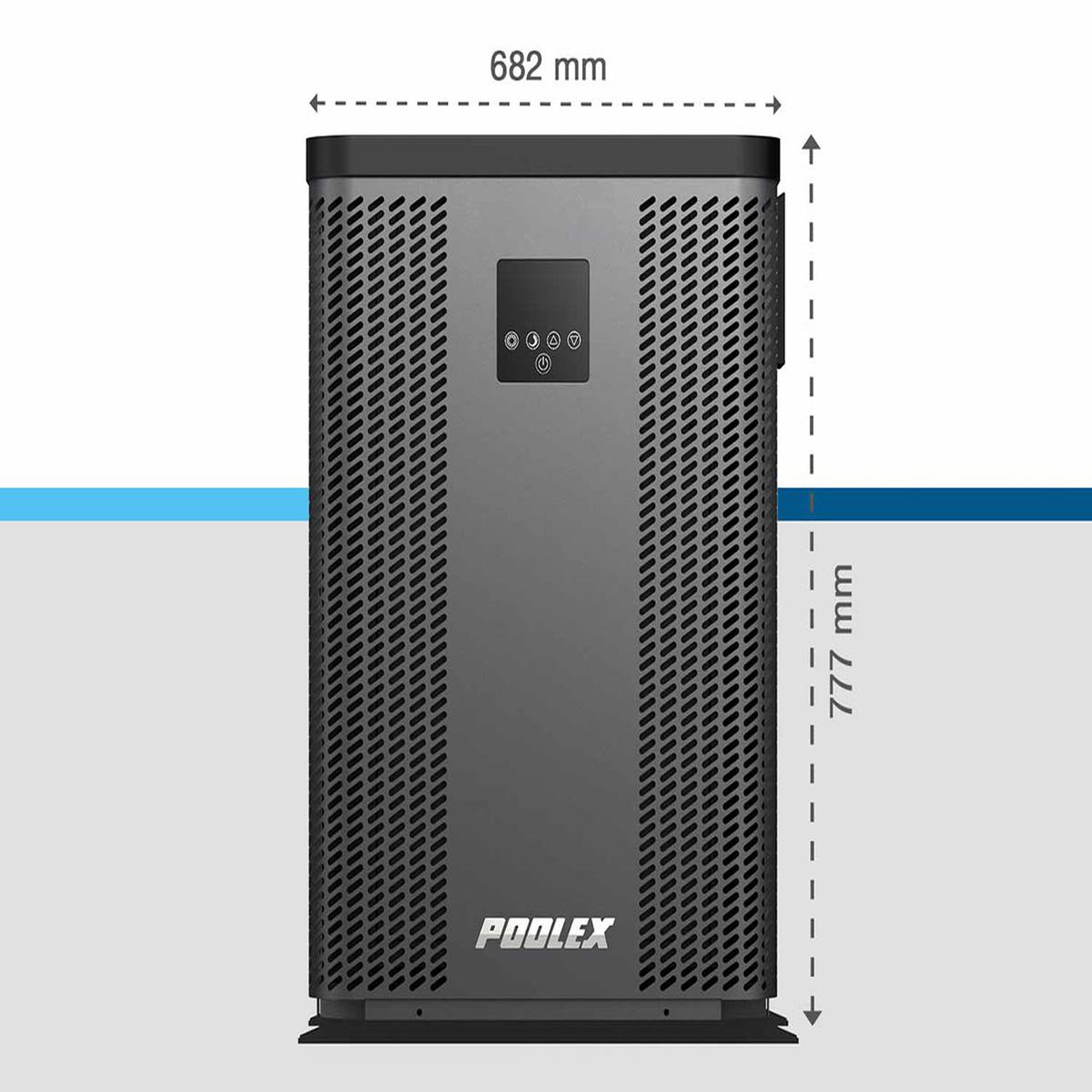 Voir la diapositive 4 : Poolex Pompe à chaleur piscine silverline top fi 150 - poolex