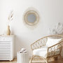 Voir la diapositive 2 : Paris Prix Miroir Mural en Rotin  Ovale  58cm Naturel