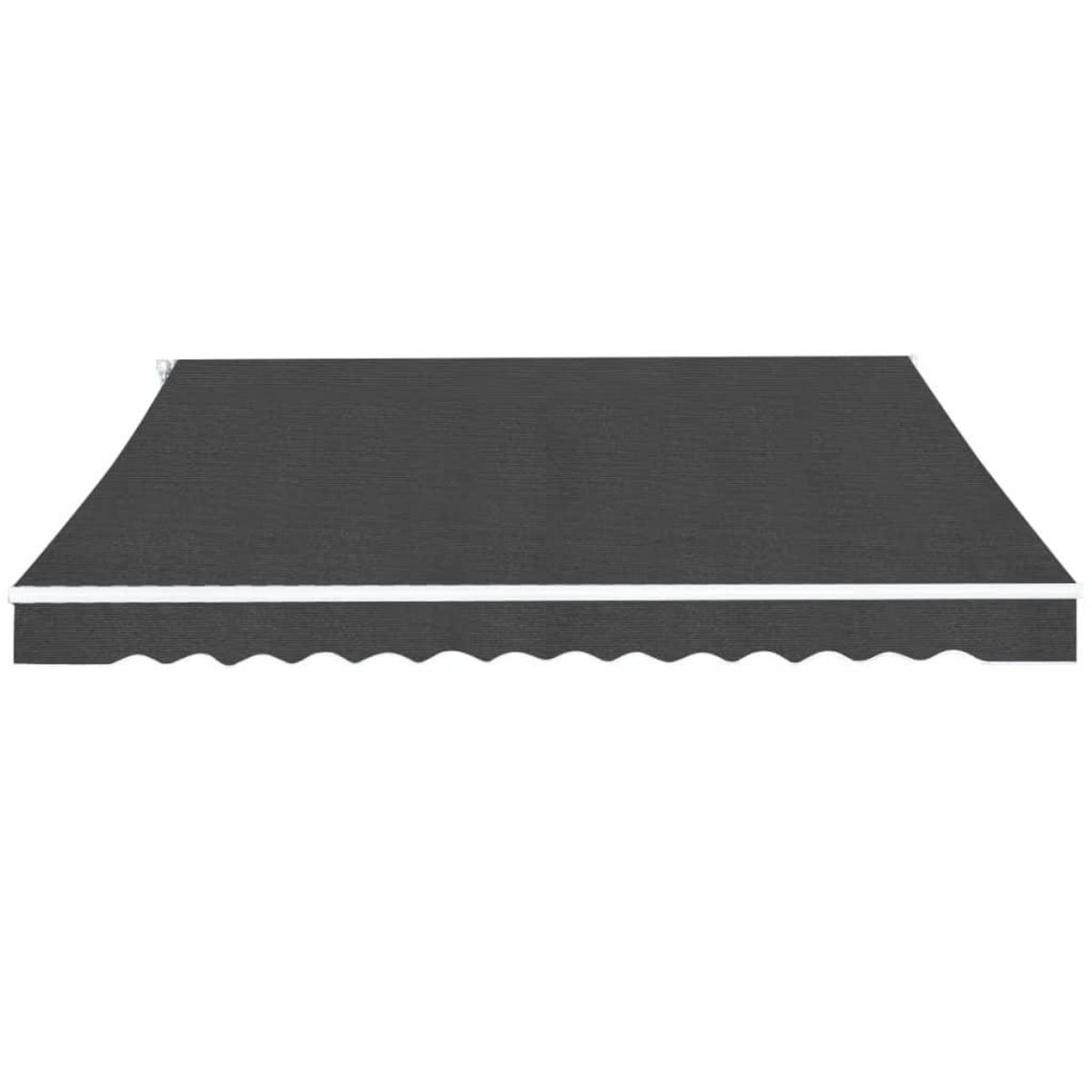 VIDAXL Auvent pliable manuel 400 cm Anthracite