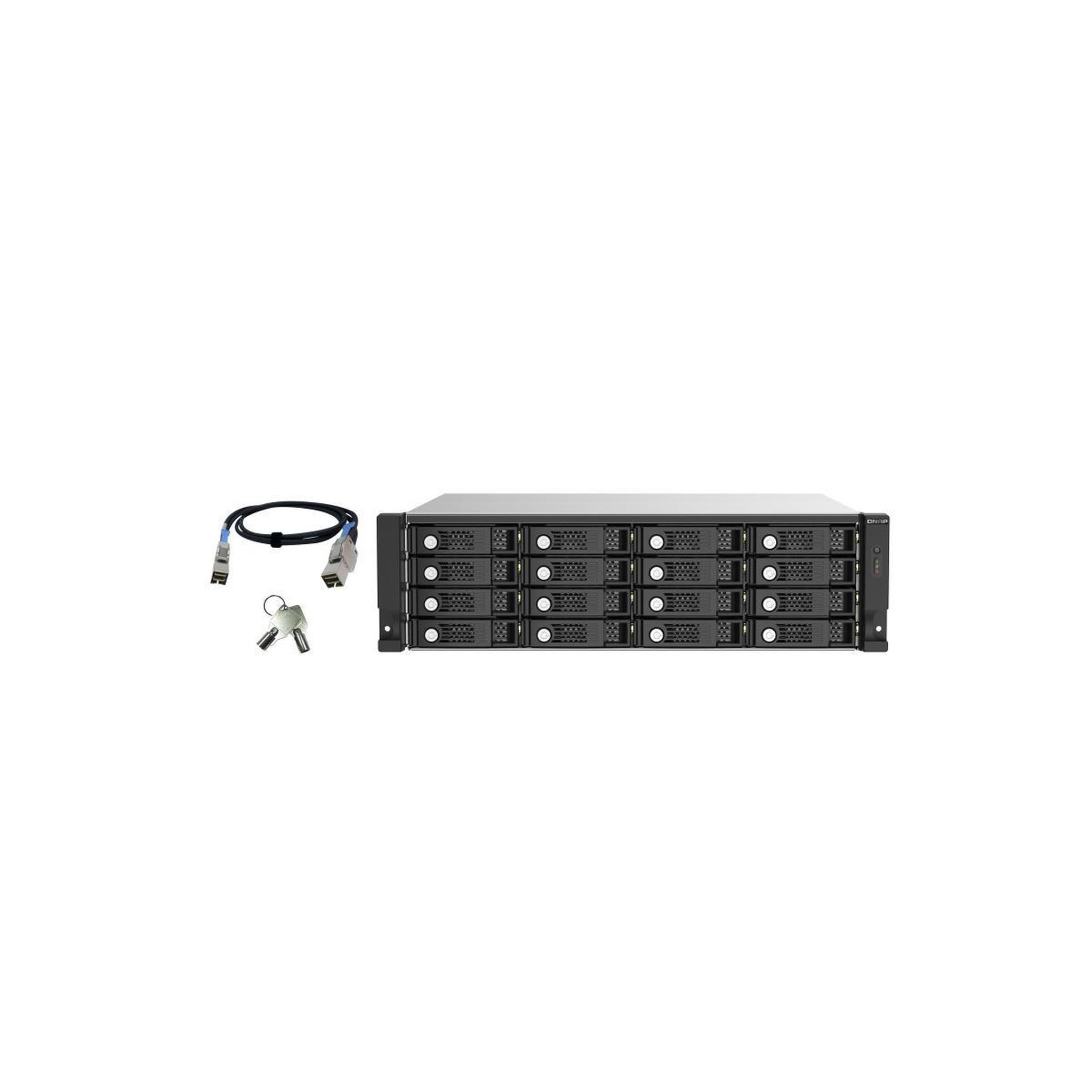 Qnap Qnap tl-r1620sep-rp boîtier hdd noir, gris 2.5/3.5