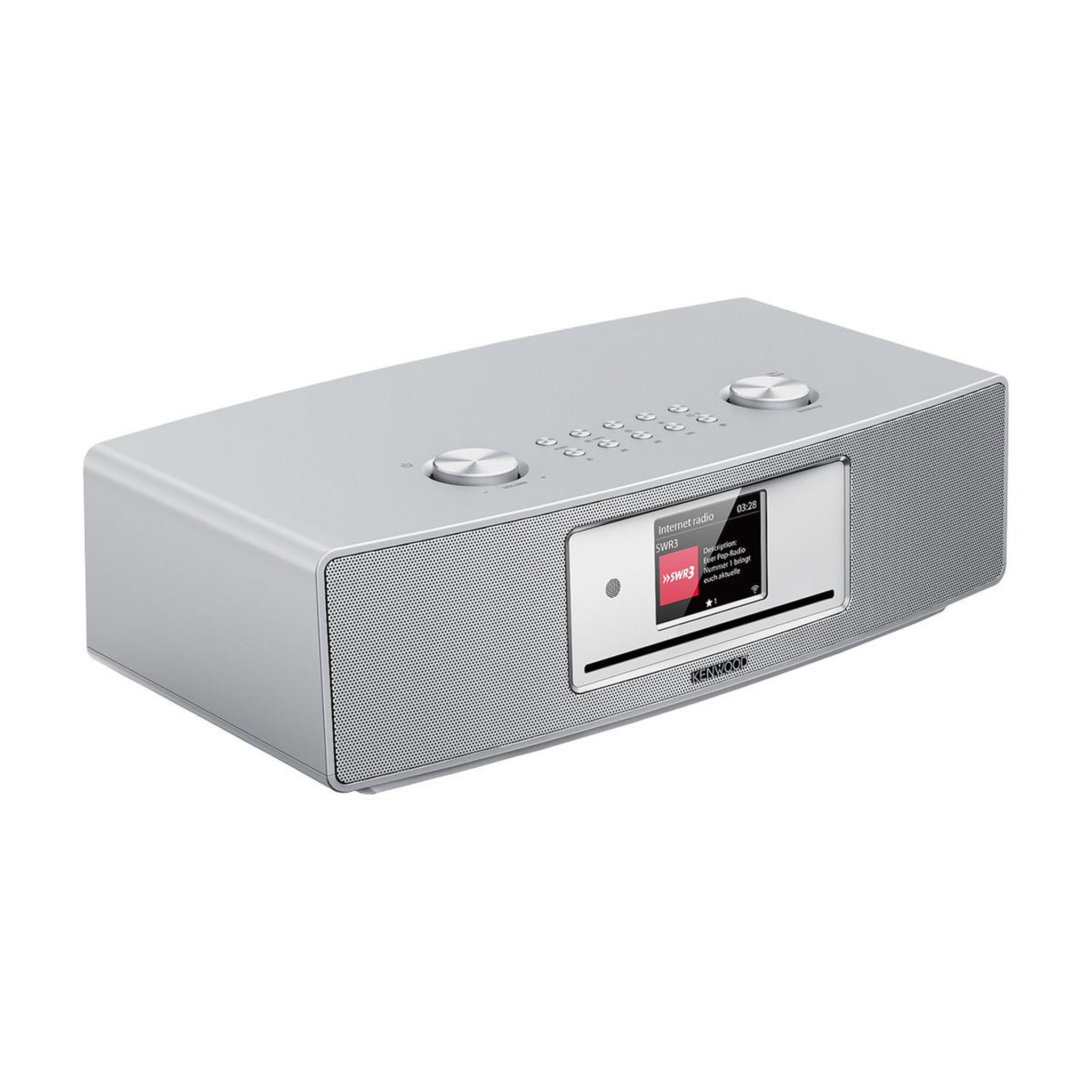 Voir la diapositive 3 : KENWOOD Kenwood Electronics CR-ST700SCD-S Radio portable Internet Numérique Argent