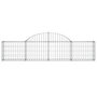 Voir la diapositive 4 : VIDAXL Paniers a gabions arques 25 pcs 200x30x40/60 cm Fer galvanise