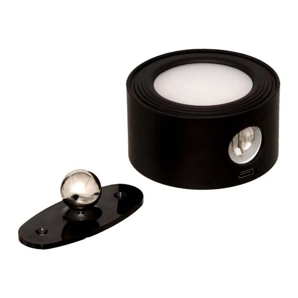 FIVE Applique Murale Rechargeable à LED  Amovible  10cm Noir